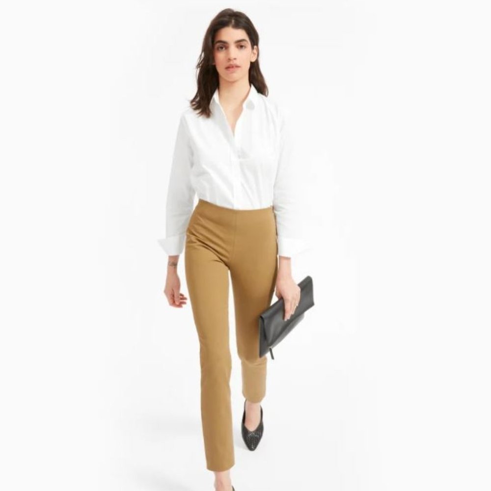 COPY - The Side-Zip Stretch Cotton Pant